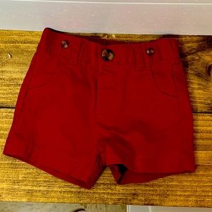 Infant Cat & Jack Shorts Red 3-6months